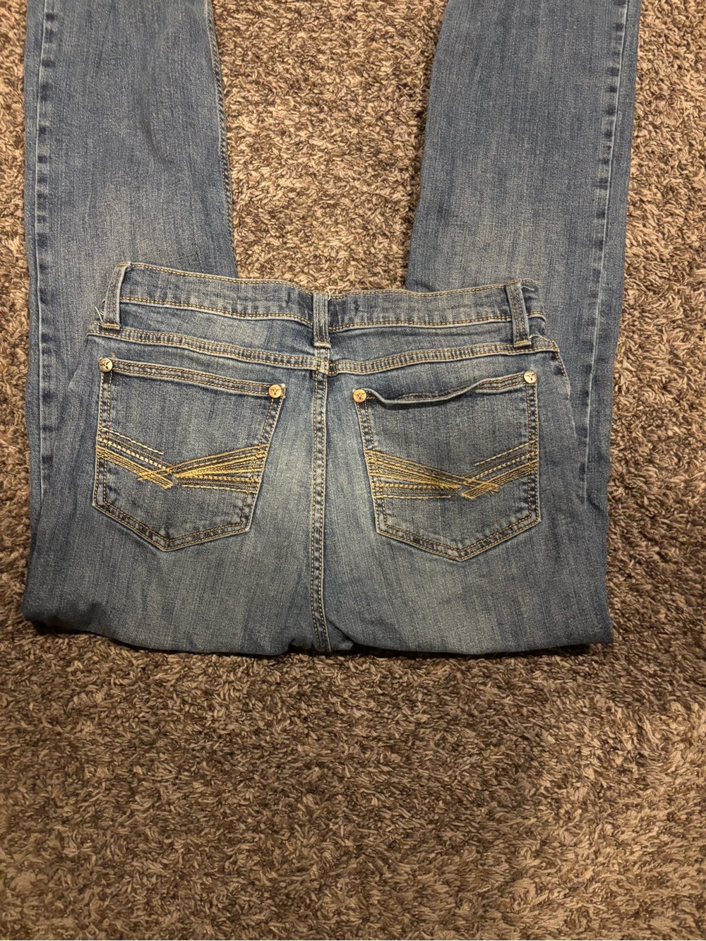 Kids Wrangler Light Wash Bootcut Jeans